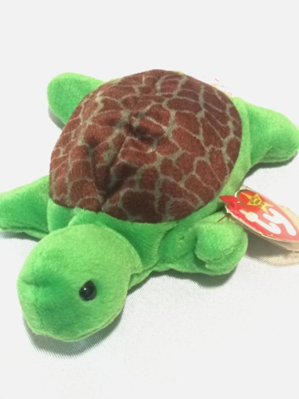 TY Beanie Baby Speedy The Turtle 1994 Plush Stuffed Animal With Tags VTG
